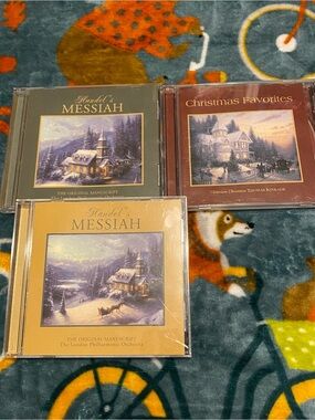 Handel's Messiah & Christmas Favorites CDs Lot of Three Christmas/Holiday CDs